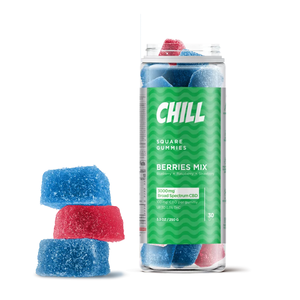 Chill Broad Spectrum CBD Gummies 30ct