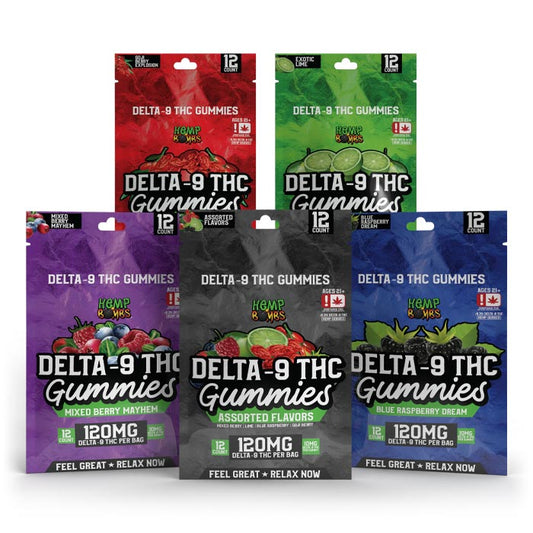 Hemp Bombs 12ct Delta 9 Gummies 120mg