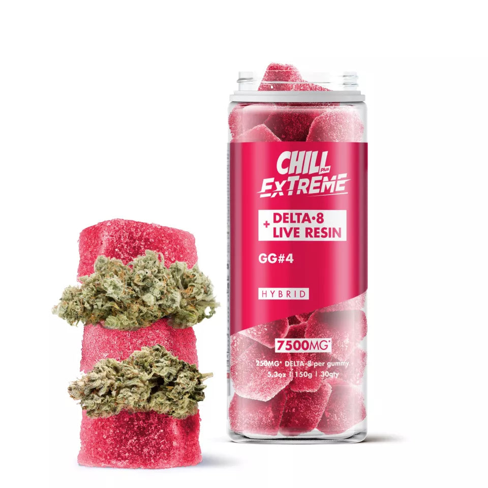 Chill Extreme D8 Live Resin Gummies 30ct