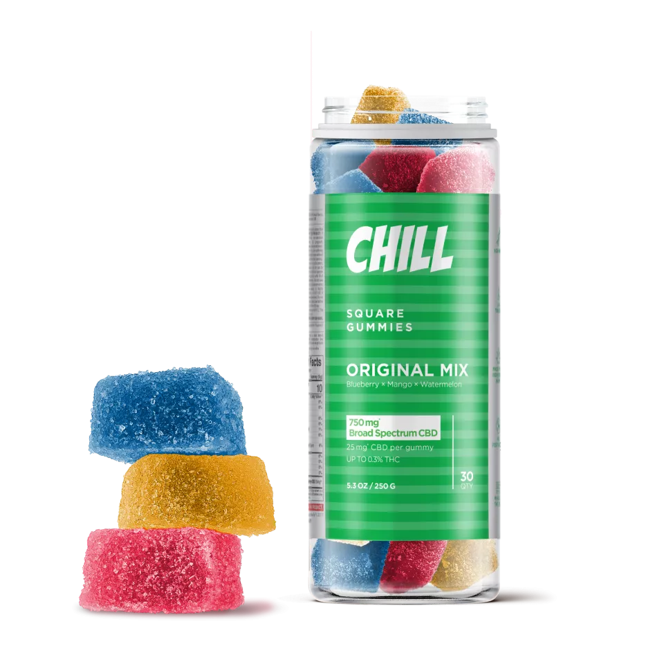 Chill Broad Spectrum CBD Gummies 30ct