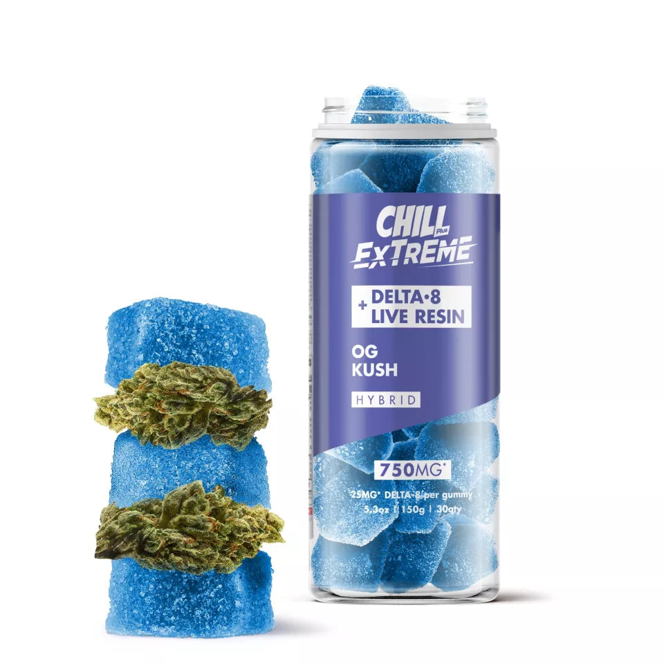 Chill Extreme D8 Live Resin Gummies 30ct