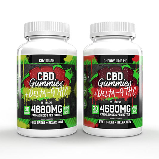 Hemp Bombs 30ct CBD + Delta 9 Gummies 4680mg