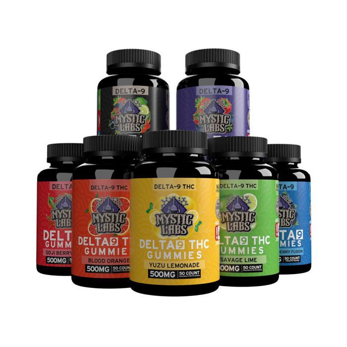 Mystic Labs 50ct Delta 9 Gummies 500mg