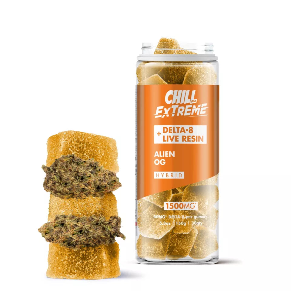 Chill Extreme D8 Live Resin Gummies 30ct