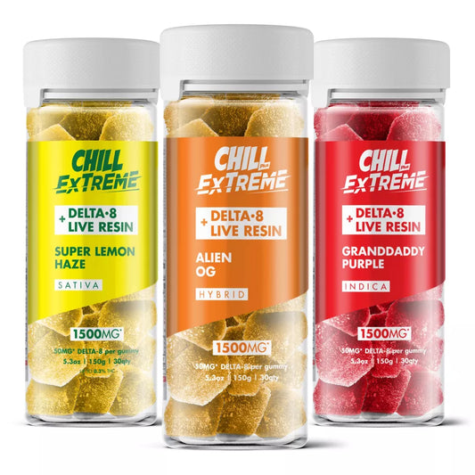 Chill Extreme D8 Live Resin Gummies 30ct