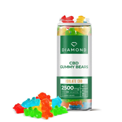 Diamond CBD Isolate Gummies 2500mg