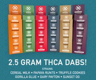 NYB - 99% THCa 2.5g Dabs (Box of 5)