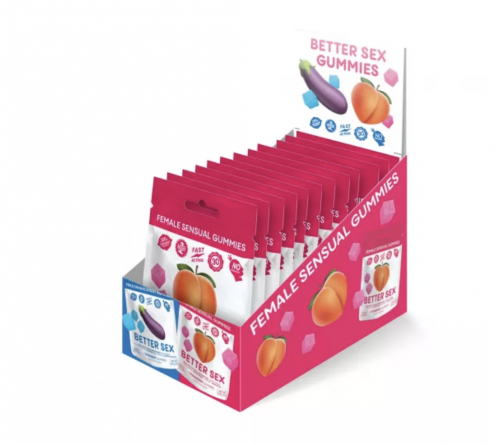 Better Sex Gummies Box of 12 Pouches