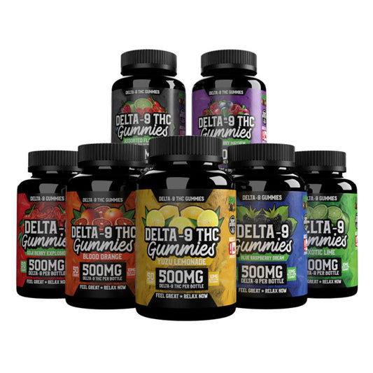 Hemp Bombs 50ct Delta 9 Gummies 500mg