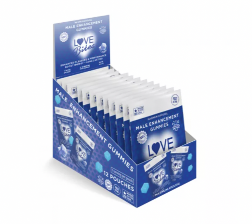 Love Bites Gummies Box of 12 Pouches