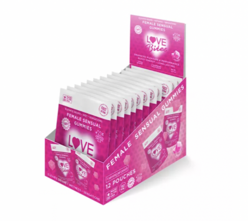 Love Bites Gummies Box of 12 Pouches