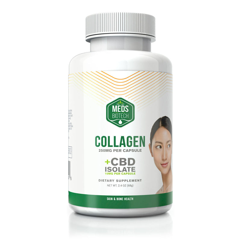 Meds Biotech CBD Collagen Capsules - 500mg