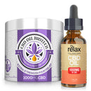 Relax CBD Extreme Oil + Biotech CBD Cream Bundle